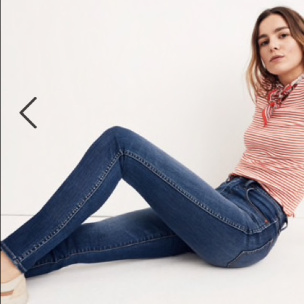 Madewell Danny wash 10” high rise skinny jeans